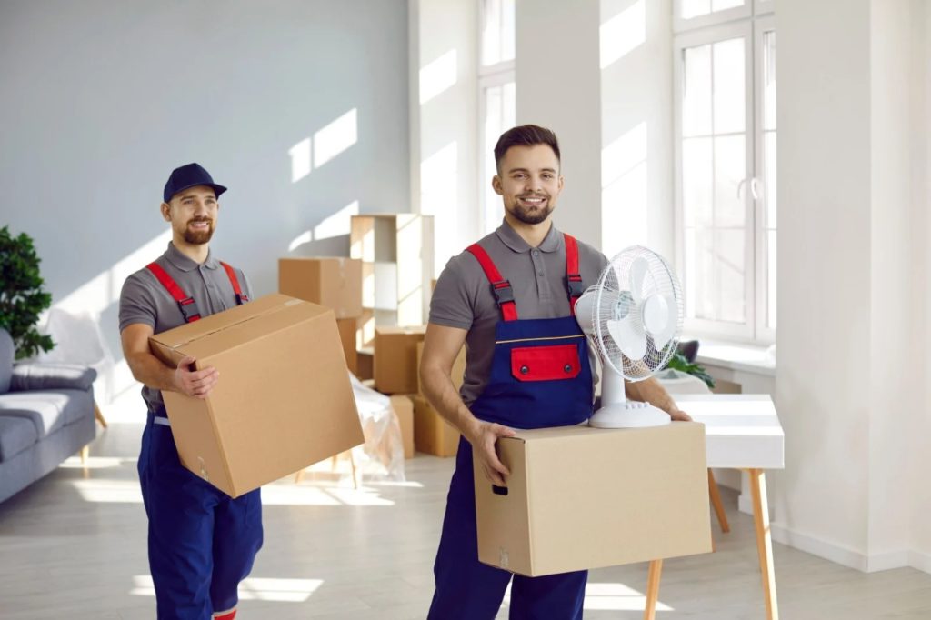 Packing and loading process by Cleveland Movers for stress-free apartment moving.